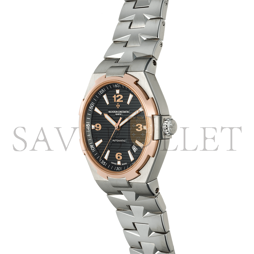 vacheron co*sta*t*n rose gold and stainless steel auT0matic watch 47040/b01m